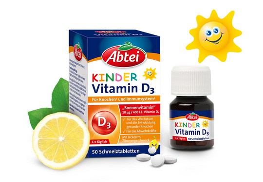 Verpackung Vitamin D3 Kinder 
