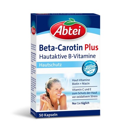 Abtei Beta-Carotin Plus Packung – 50 Kapseln