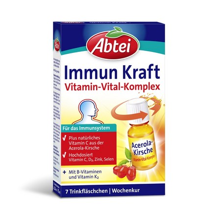  Abtei Immun Kraft Vitamin-Vital-Komplex Packung mit 7 Trinkfläschchen à 10 ml 
