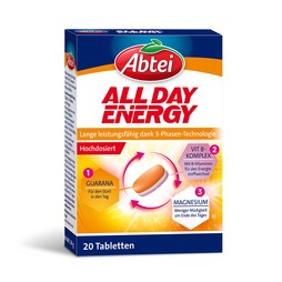 Abtei All Day Energy Tabletten Packung